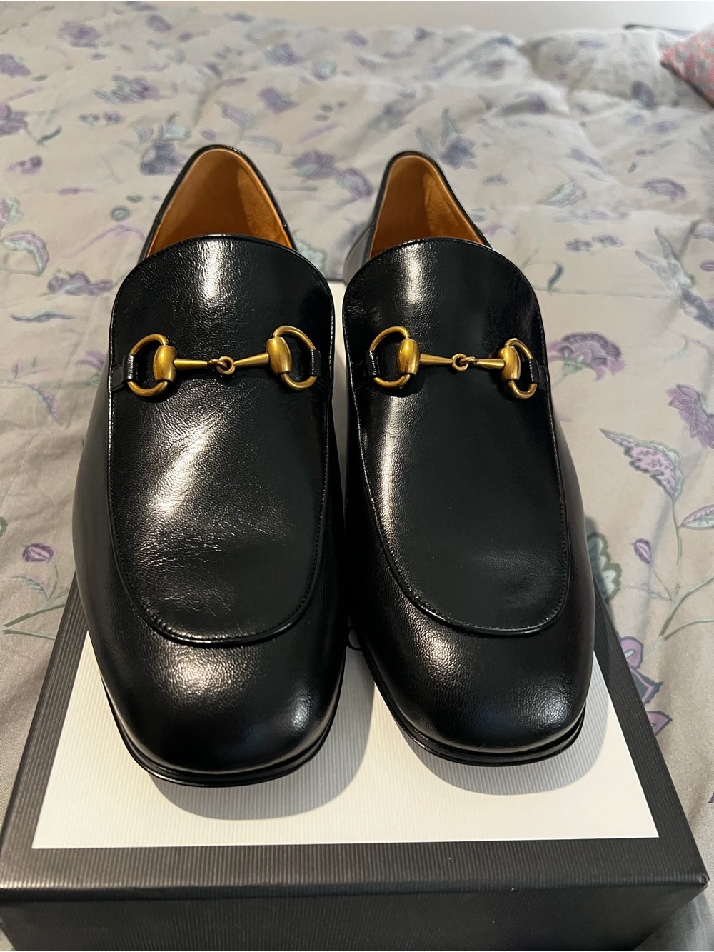 Gucci Black Leather Horsebit Slip-On Loafer - Picture 7 of 7